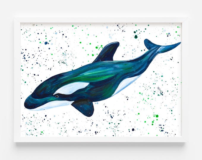 Orca Whale Original Painting