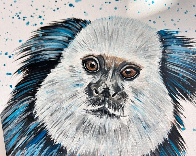 Marmoset Monkey Original Painting