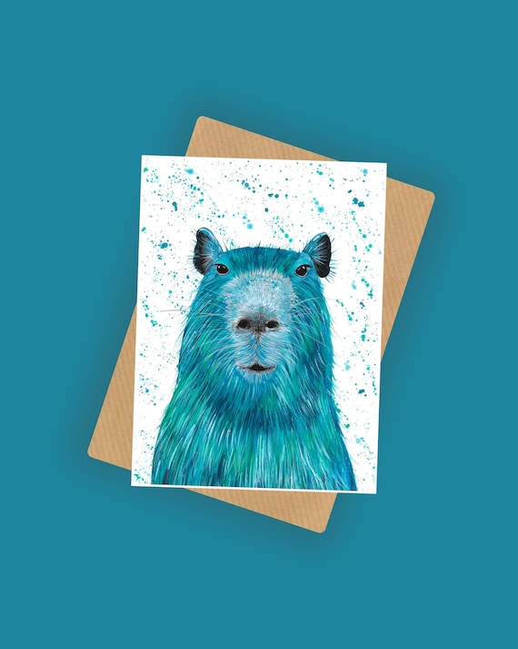 Capybara Card