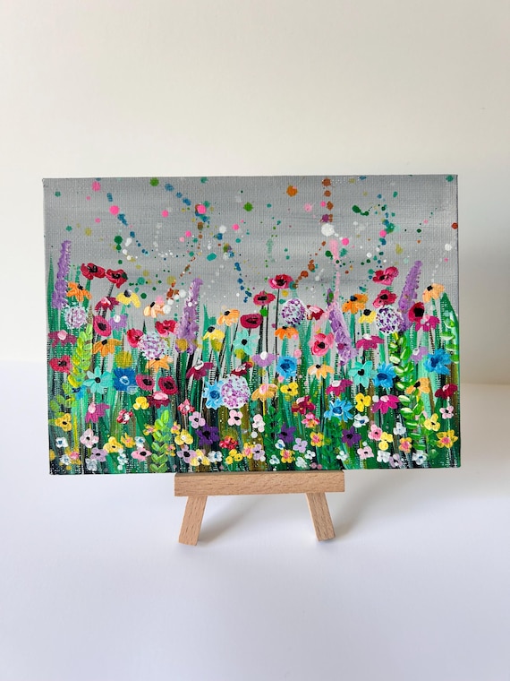 Wildflowers Original Painting, Series 1 - No 9/12