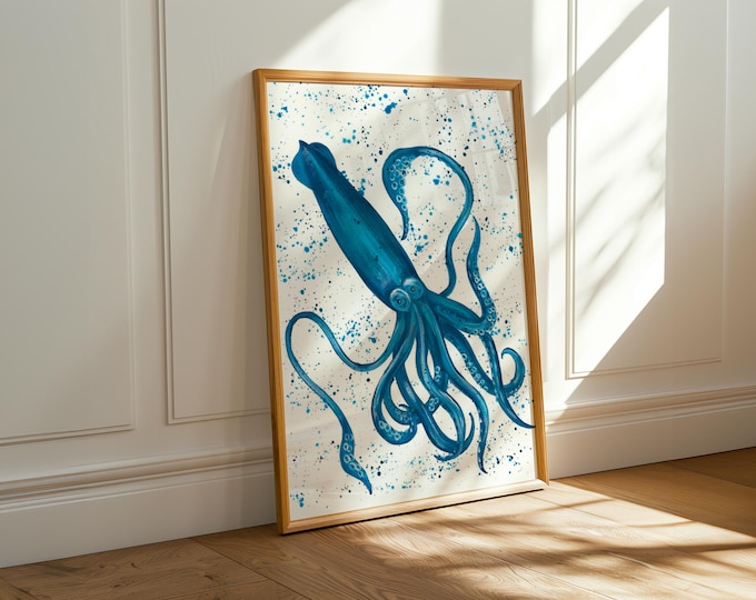 Squid Art Print