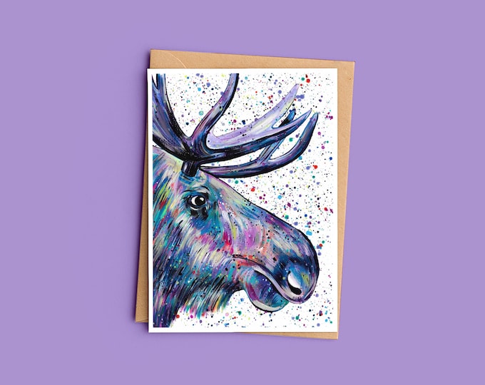 Moose Greeting Card ‘Maddy’