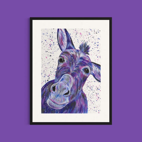 Donkey Art Print ‘Stanley’