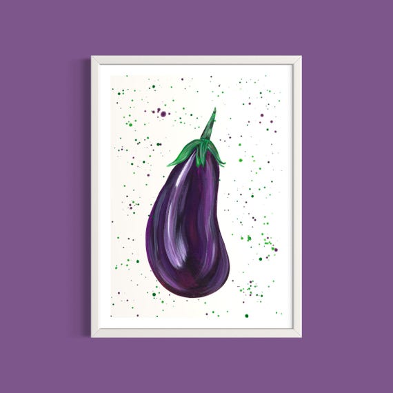 Aubergine Art Print