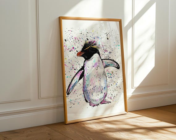 Penguin Art Print ‘Gloria’