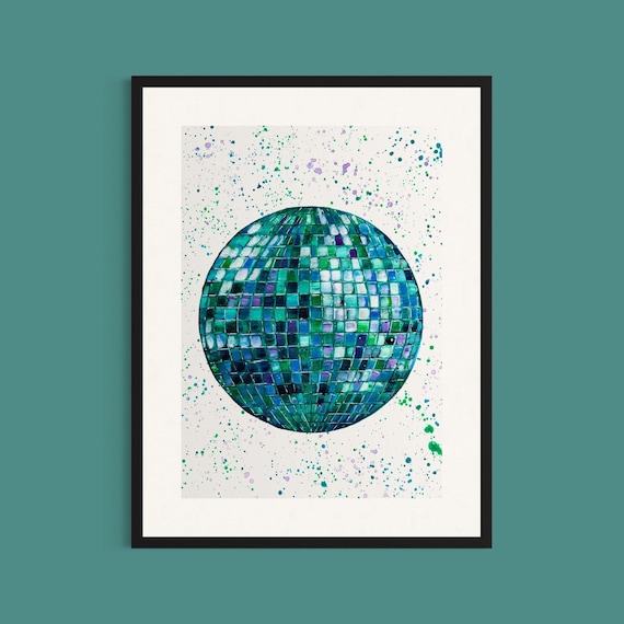 Disco Ball Art Print