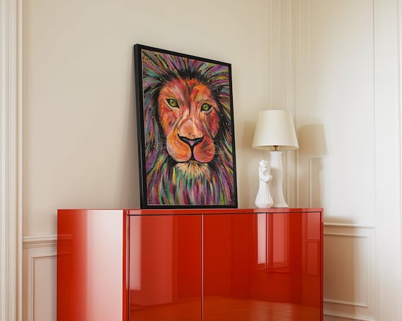 Lion Art Print ‘Elio’