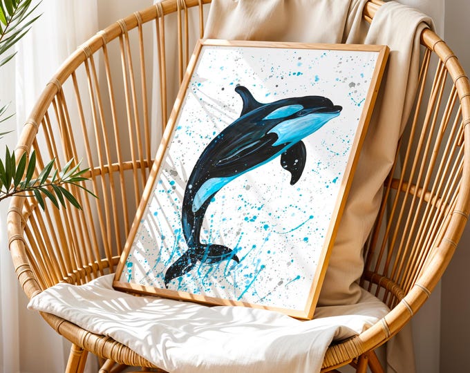 Orca Whale Art Print