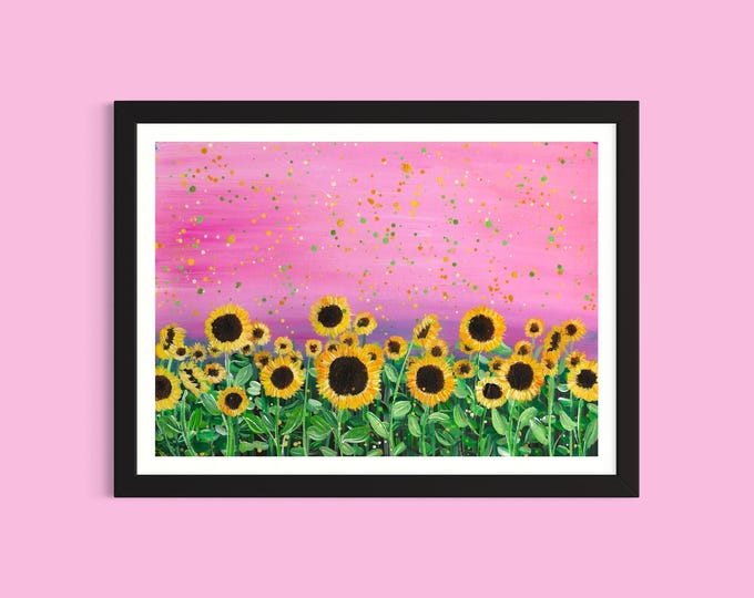 Sunflower Field Art Print