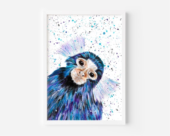 Marmoset Monkey Original Painting ‘Ricky’