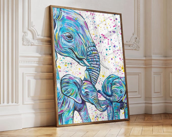 Baby Elephants Art Print