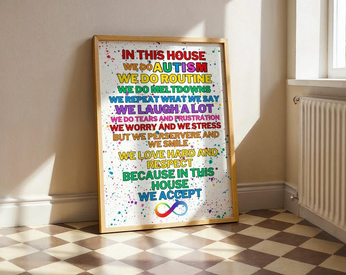 Autism Wall Art Print