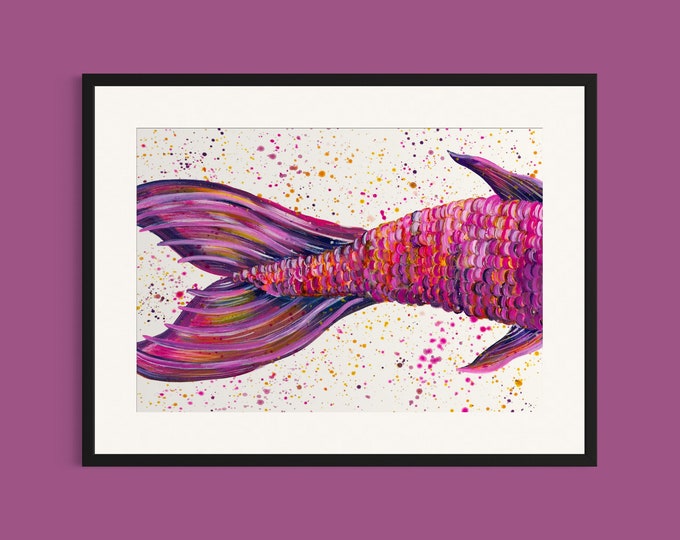Mermaid Tail Art Print