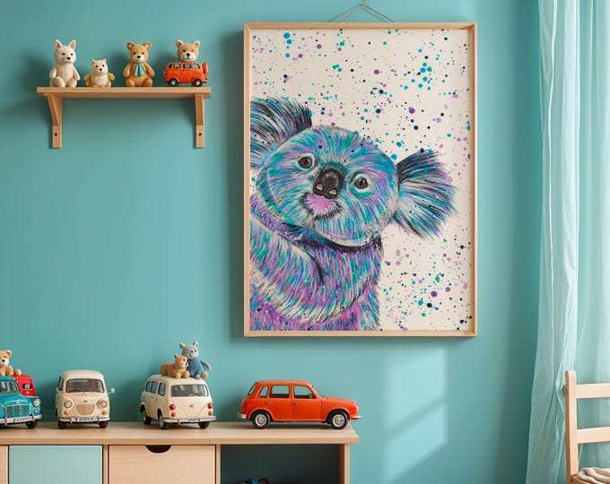 Koala Bear Art Print ‘Zoey’