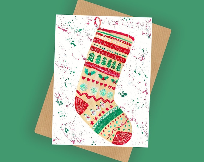 Christmas Stocking Card