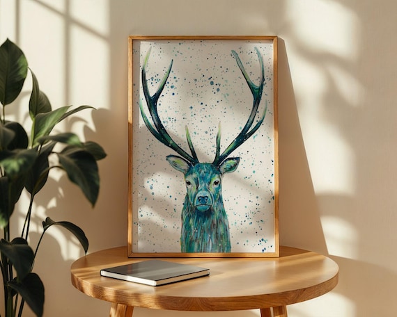 Majestic Stag Art Print ‘Patrick’