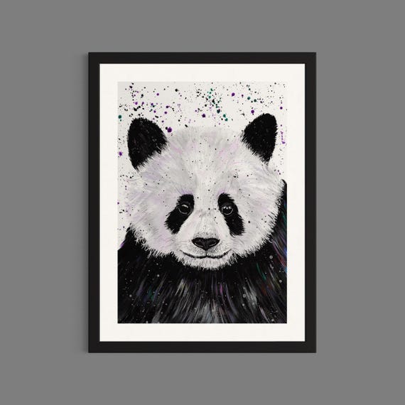 Panda Art Print ‘Henry’