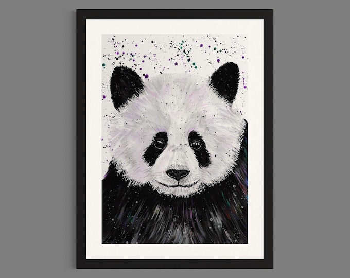 Panda Art Print ‘Henry’