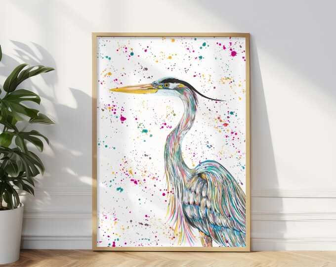 Heron Art Print