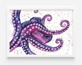 ブラックライトタコの絵 - Etsy 日本