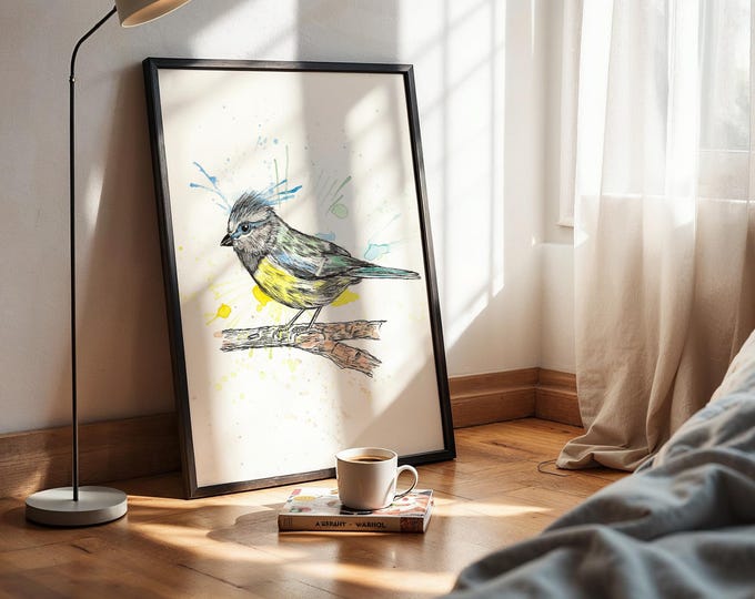 Blue Tit Art Print