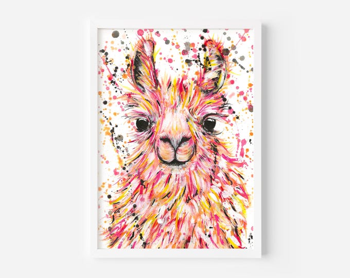 Llama Painting ‘Dusty’