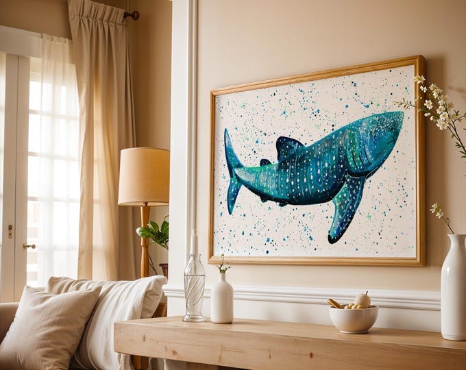 Whale Shark Art Print ‘Diego’