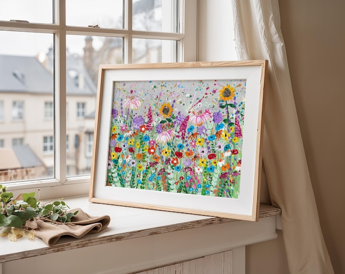 Garden Flowers Art Print