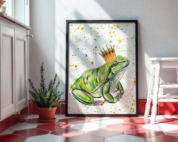 Frog Prince Art Print