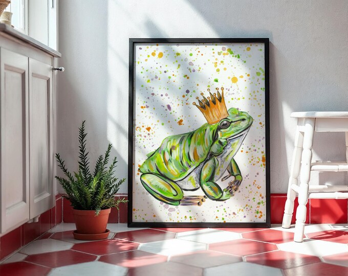 Frog Prince Art Print