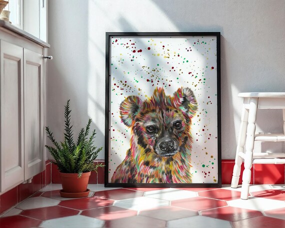 Hyena Art Print ‘Hudson’