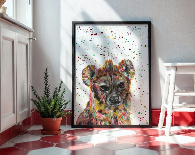 Hyena Art Print ‘Hudson’