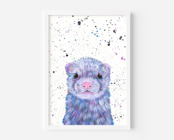 Ferret Original Painting ‘Daisy’