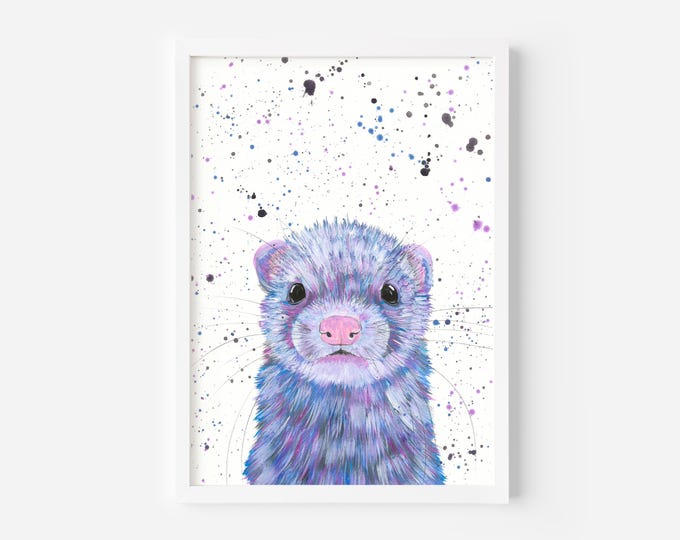 Ferret Original Painting ‘Daisy’