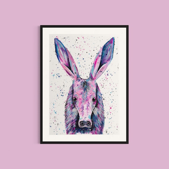 Aardvark Art Print ‘Olivia’
