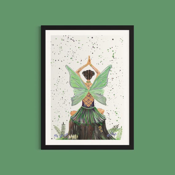 Yoga Fairy Art Print