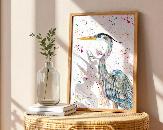 Heron Art Print