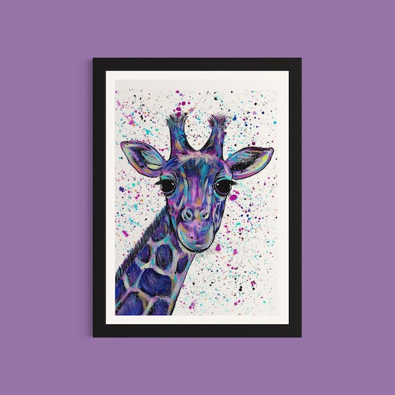 Giraffe Art Print ‘Heidi’