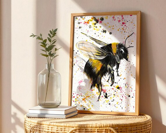Bumblebee Art Print ‘Mr B’