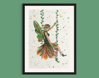Forest Fairy Art Print