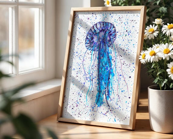 Jellyfish Art Print ‘Joanna’
