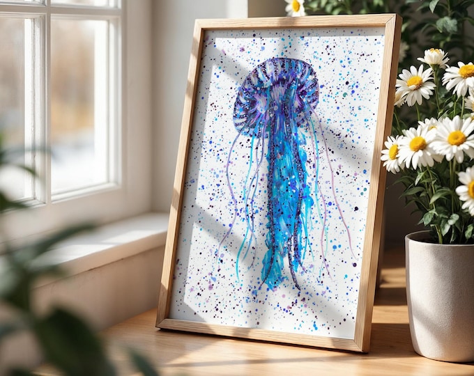 Jellyfish Art Print ‘Joanna’