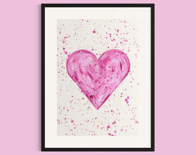 Love Heart Art Print