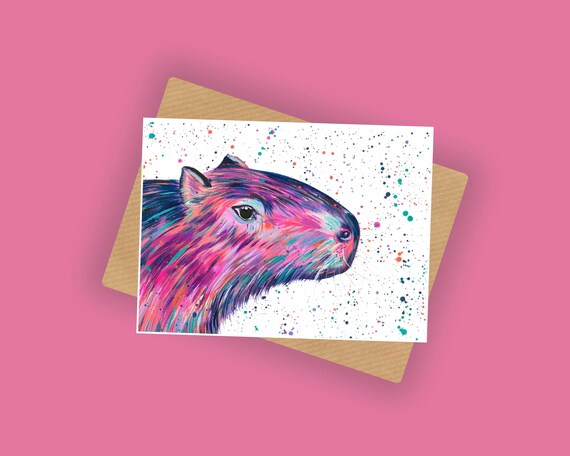 Capybara Card