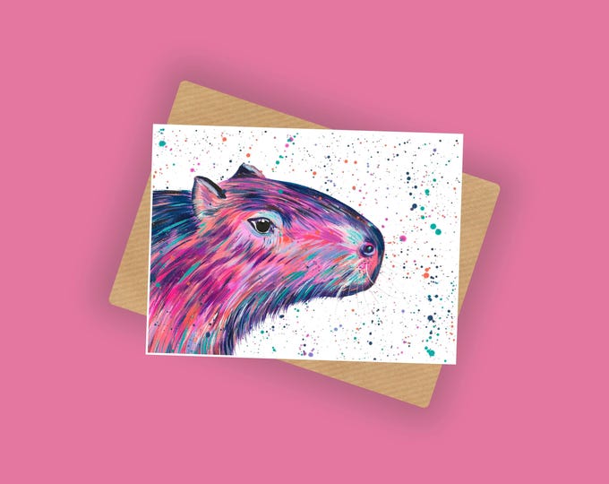 Capybara Card