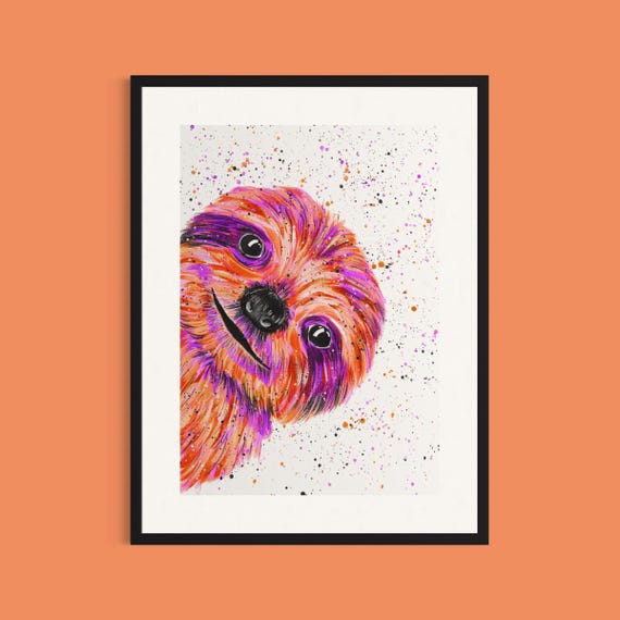 Sloth Art Print ‘Coco’