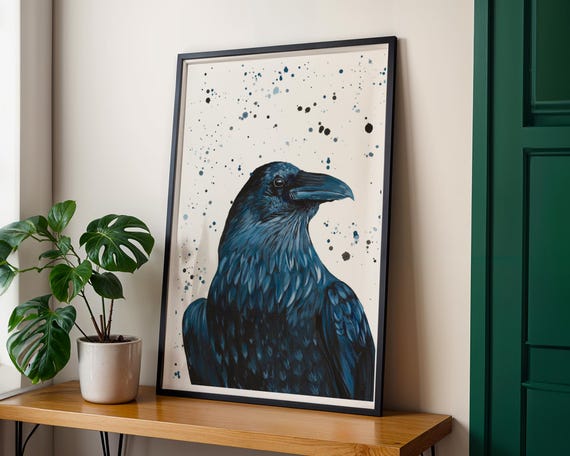 Raven Art Print ‘Axel’