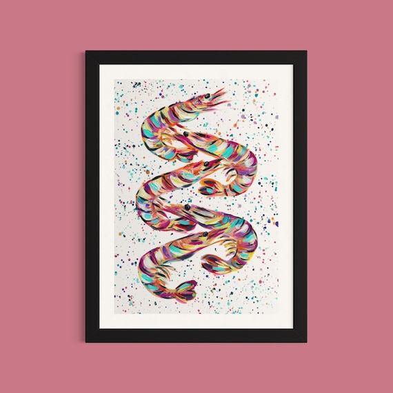 Prawn Party Art Print