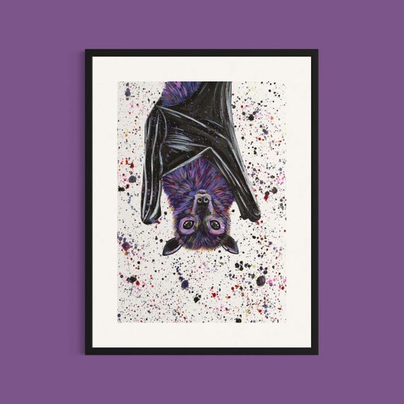 Bat Art Print ‘Ophelia’