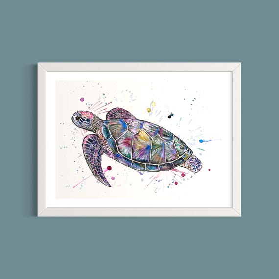 Sea Turtle Art Print